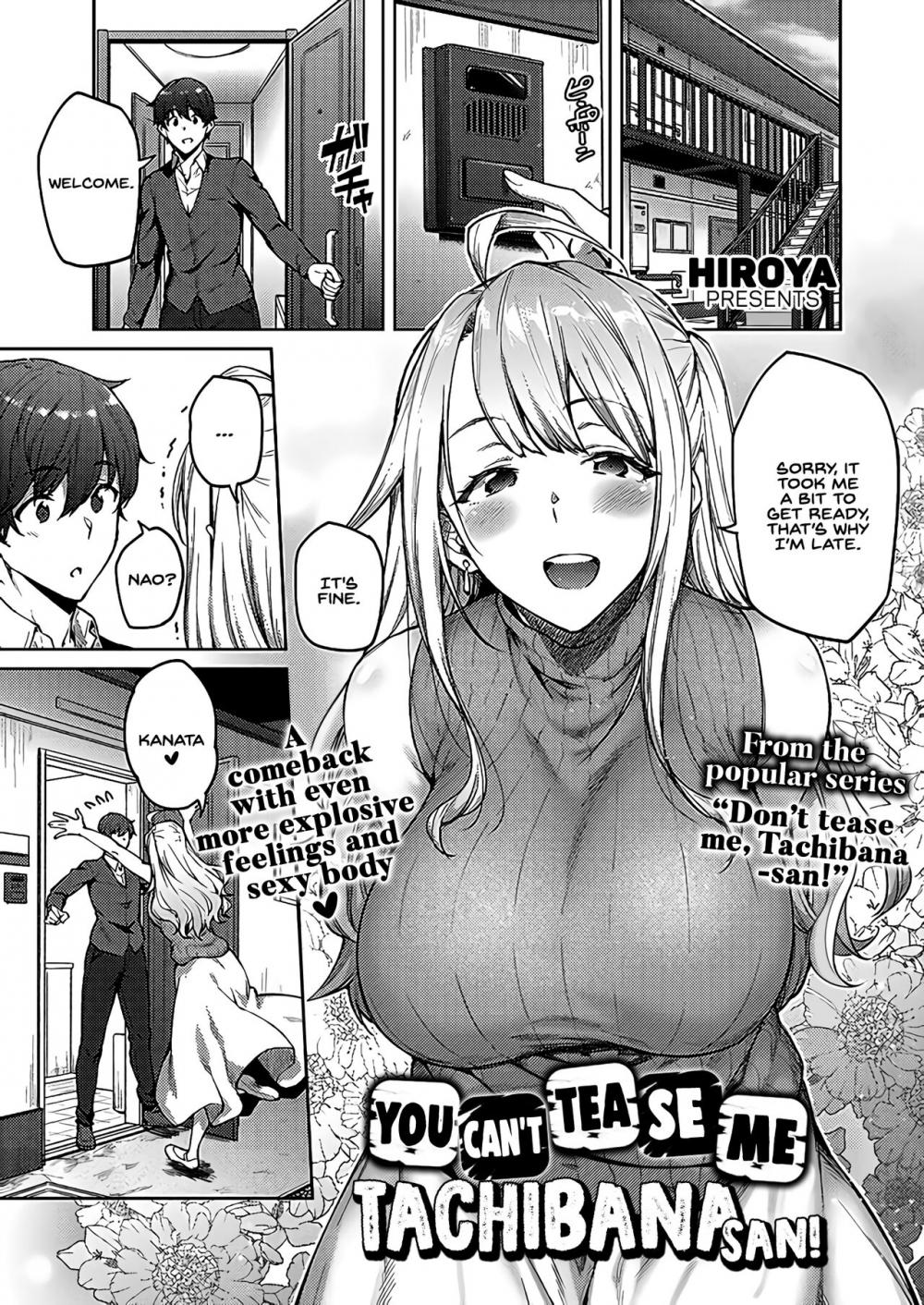 Hentai Manga Comic-You can't tease me Tachibana-san!-Read-1